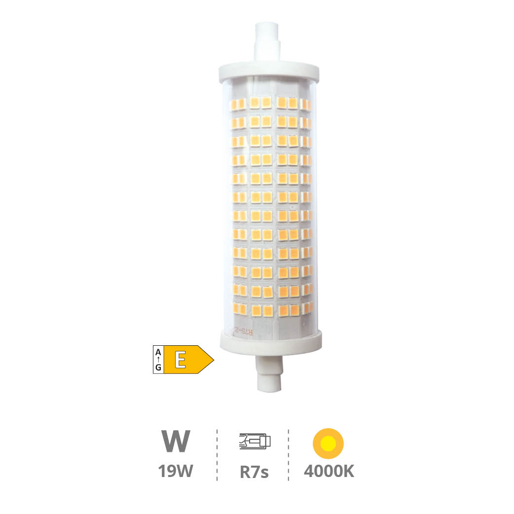 Bombilla lineal LED 118mm R7s 19W 4000K