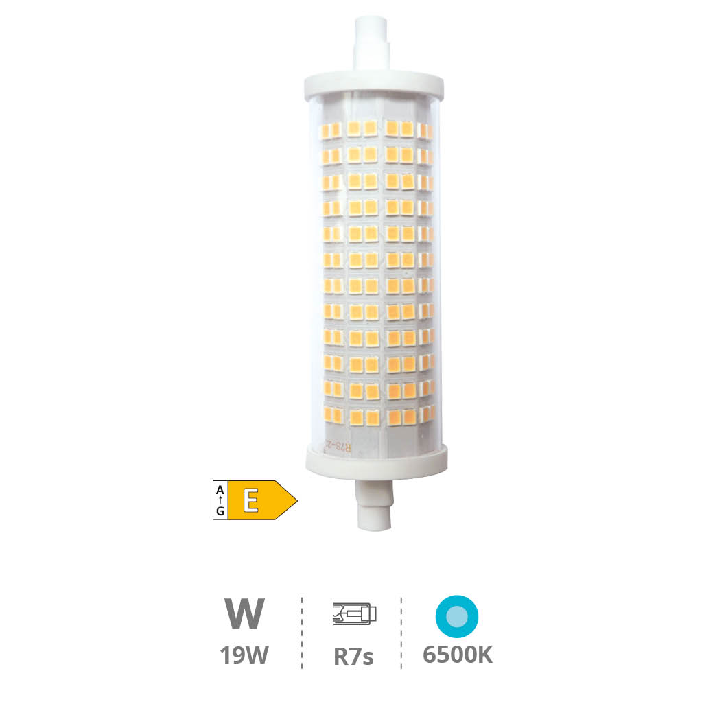 Ampoule LED linéaire 118 mm R7s 19W 6000K