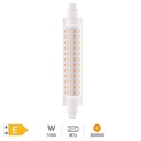 Lâmpada linear LED 118 mm R7s 10W 3000 K regulável 