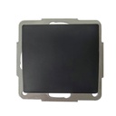 Gamma switch recessed Black