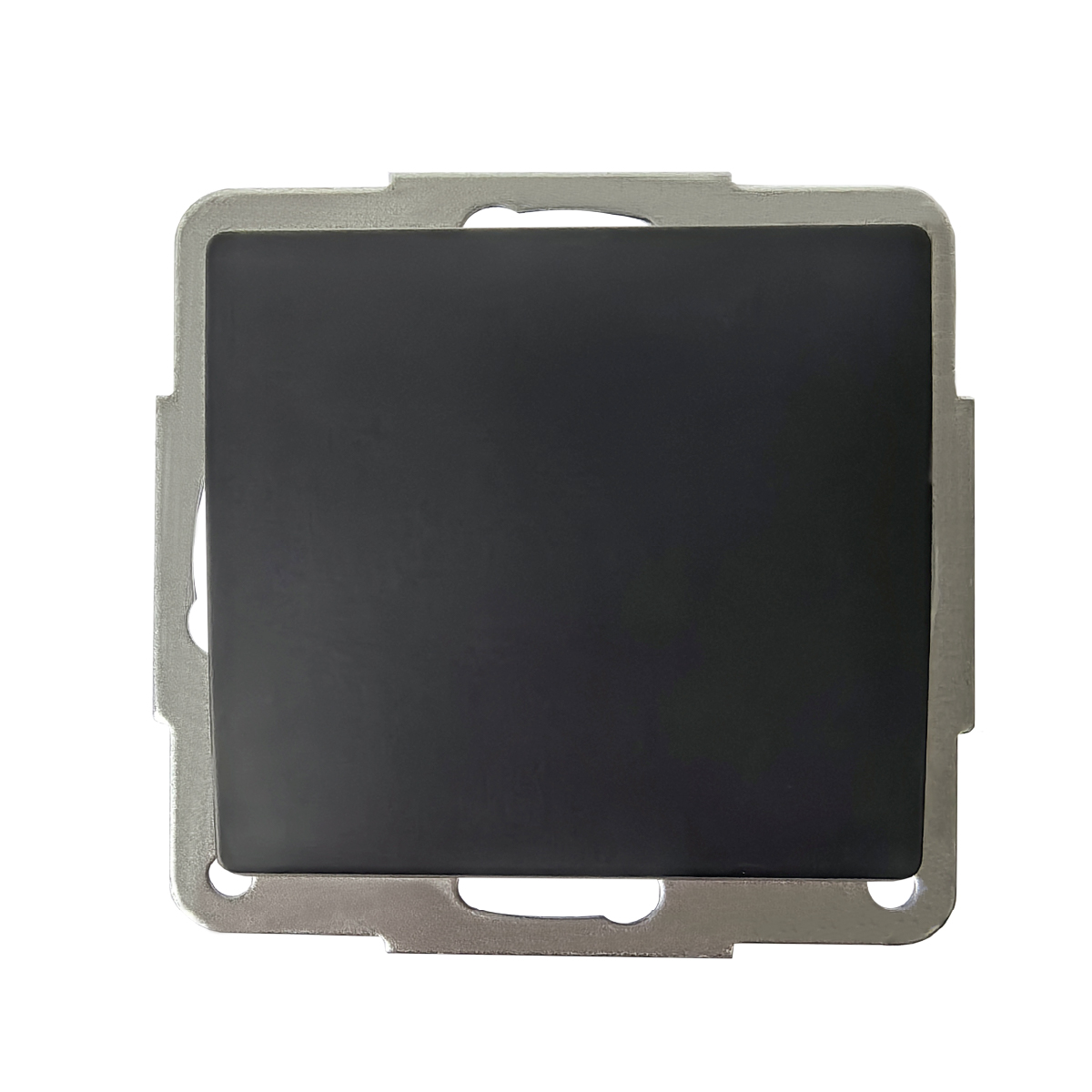 Conmutador empotrable Gamma Negro 