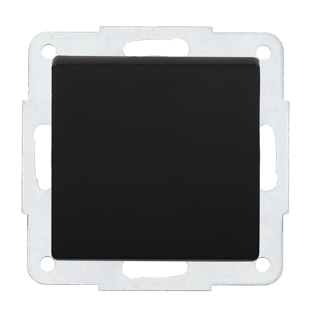 Pulsador empotrable Gamma Negro 