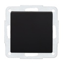 Pulsador empotrable Gamma Negro 