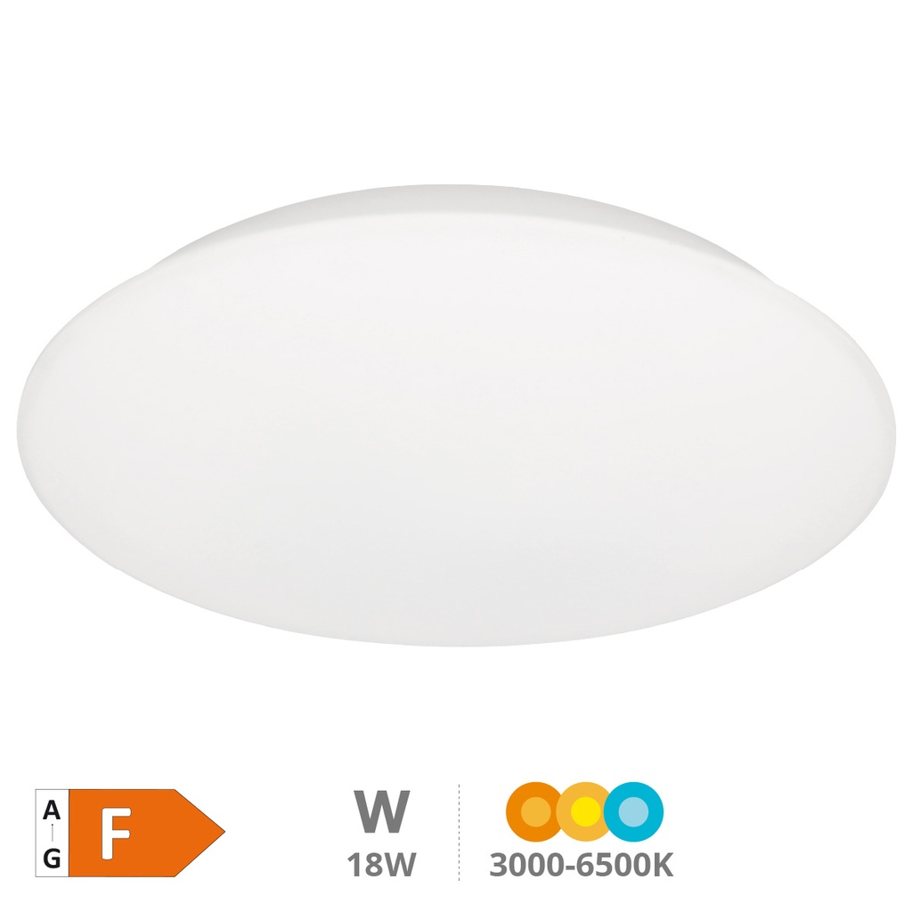 Plafonnier LED Kandak 18W 3000-4000-6500K