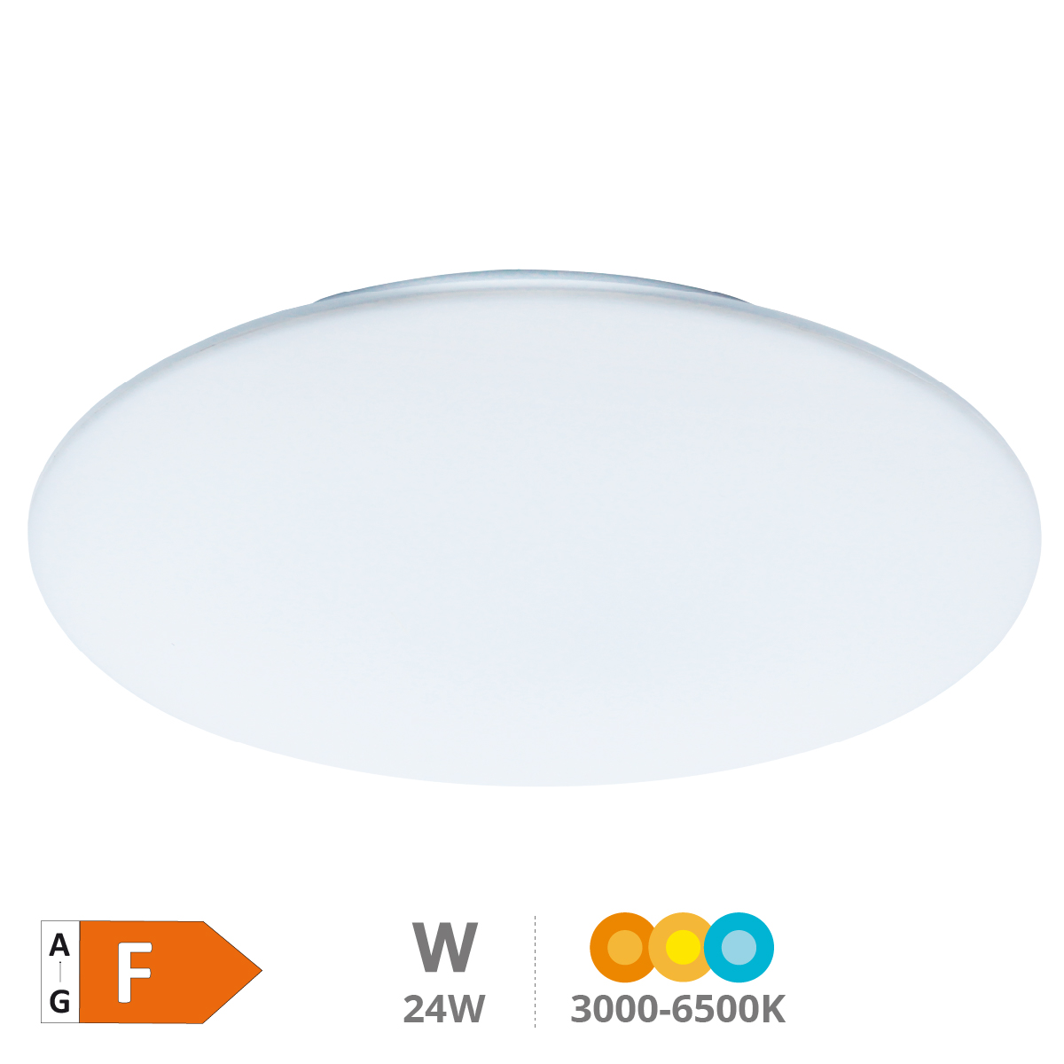 Plafonnier LED Kandak 24W 3000-4000-6500K