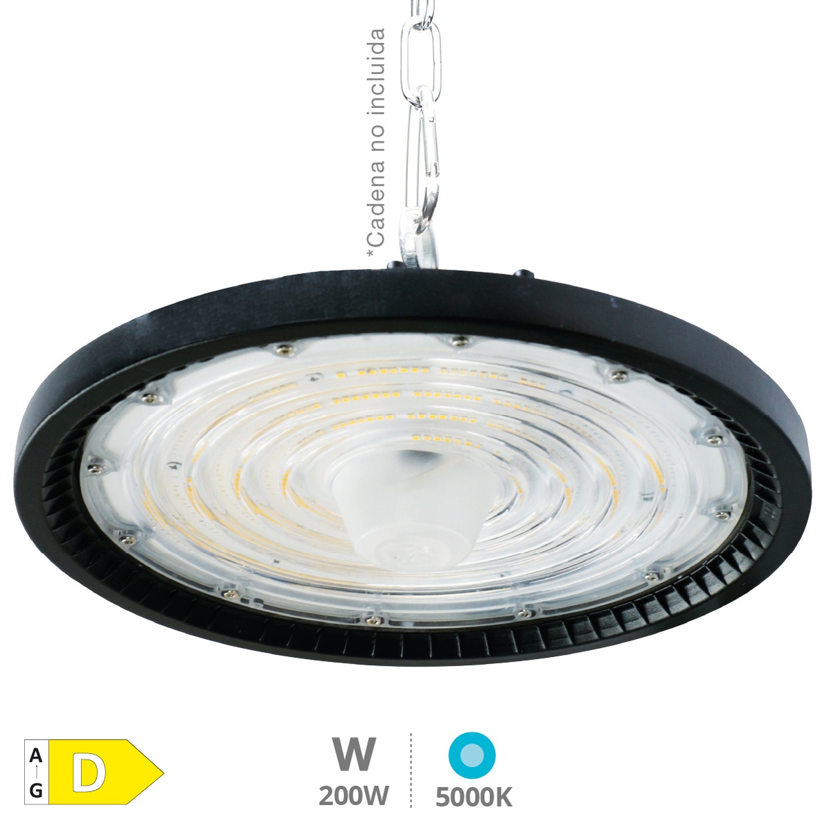 Titas LED highbay 150W 60-90-120º 5000K
