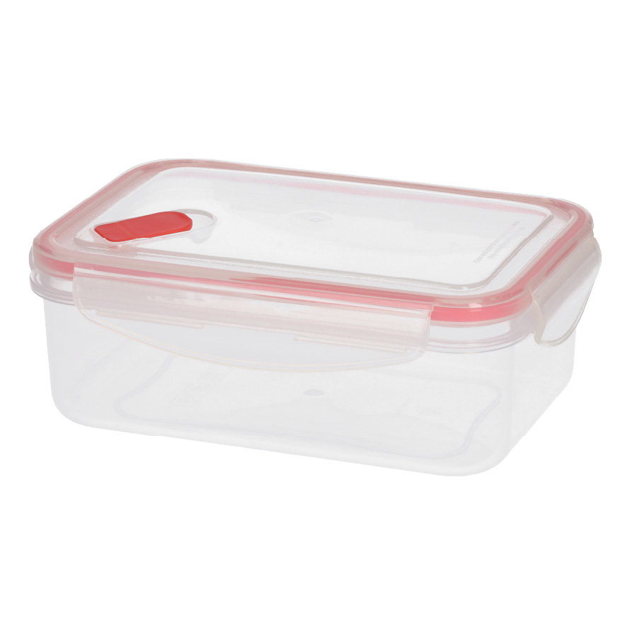 Airtight plastic tupper with valve 0.8L