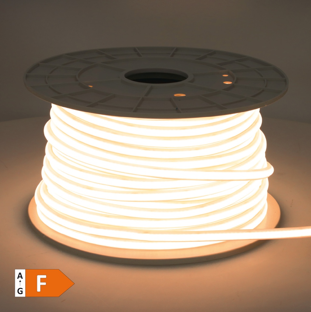 LED strip 50M roll 12W/M 3000K IP65 230V dimmable
