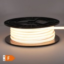 Rouleau 25M bande LED COB 10W/M 3000K IP65 230V réglable