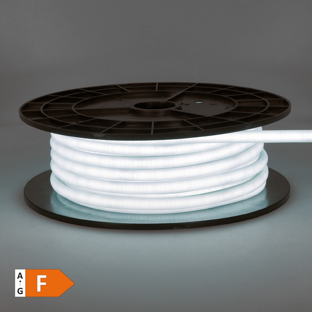 Rouleau 25M bande LED COB 10W/M 6000K IP65 230V réglable