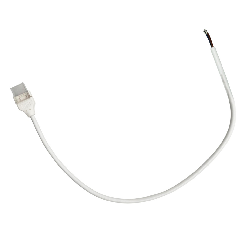 Cable 30cm con conector curvado para tiras LED 10mm 