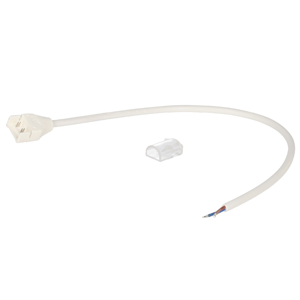 Cable 30cm with curved connector for LED strips 10mm