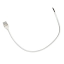 Cable 30cm con conector curvado para tiras LED 10mm 