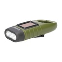 Solar LED fashlight dynamo 20lm