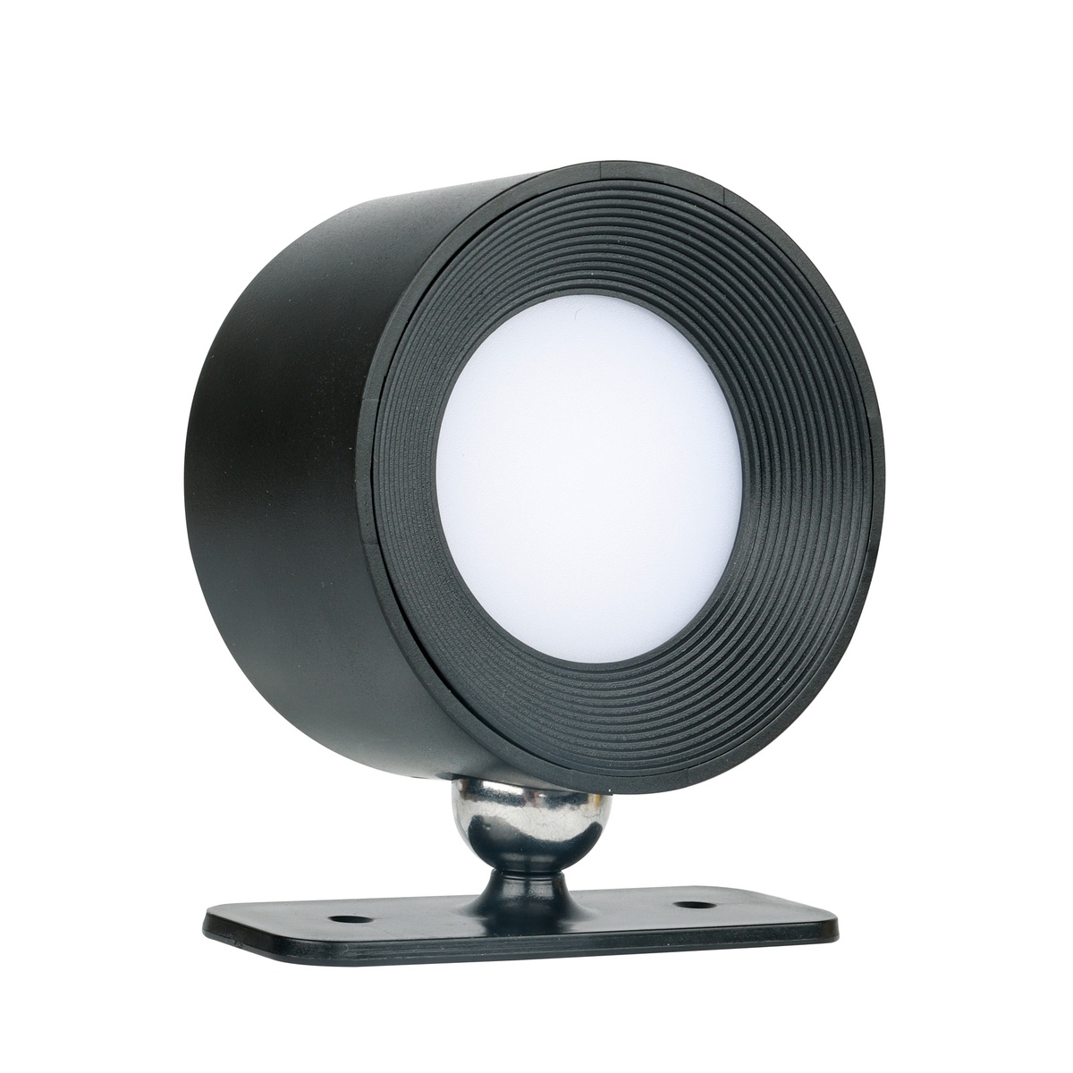 Aplique de parede LED Kiraz 3000-4000-6500K recarregável USB Preto 