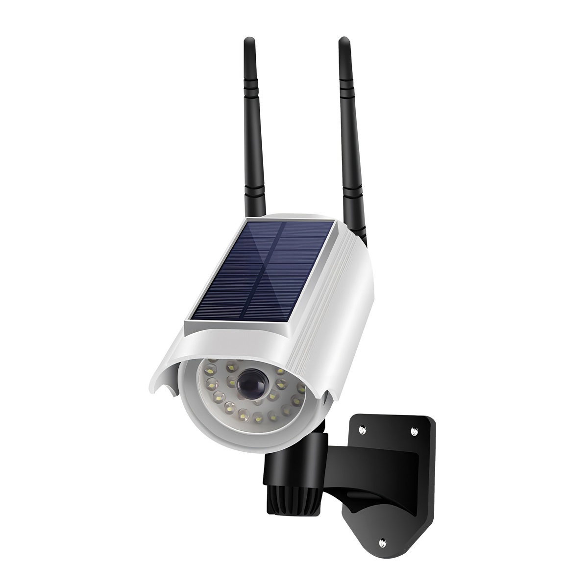 Cámara vigilancia simulada solar Selcuk con sensor de movimiento y mando IP66 