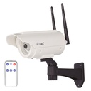 Simulated solar surveillance camera Selcuk with motion sensor and remote control IP66
