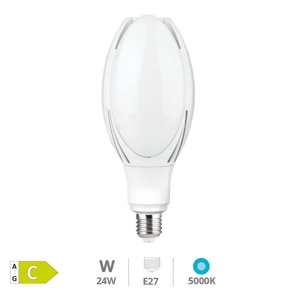 Lâmpada LED industrial Oihana 18W E27 5000K