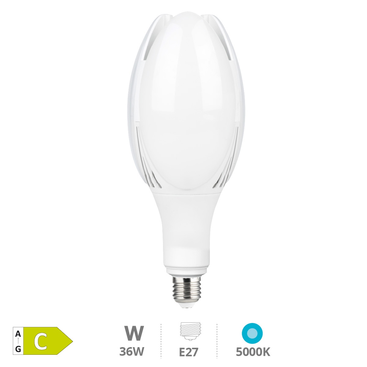 Ampoule LED industrielle Oihana 40W E27 5000K (copia)