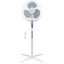 Ventilateur sur pied Nametil avec commande et minuterie Ø43cm 45W Blanc