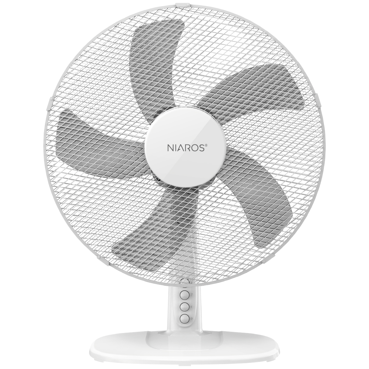Ventilateur de table Lathor Ø30cm 40W Blanc