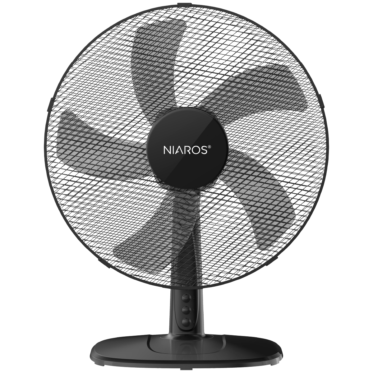 Ventilateur de table Lathor Ø43cm 45W Noir