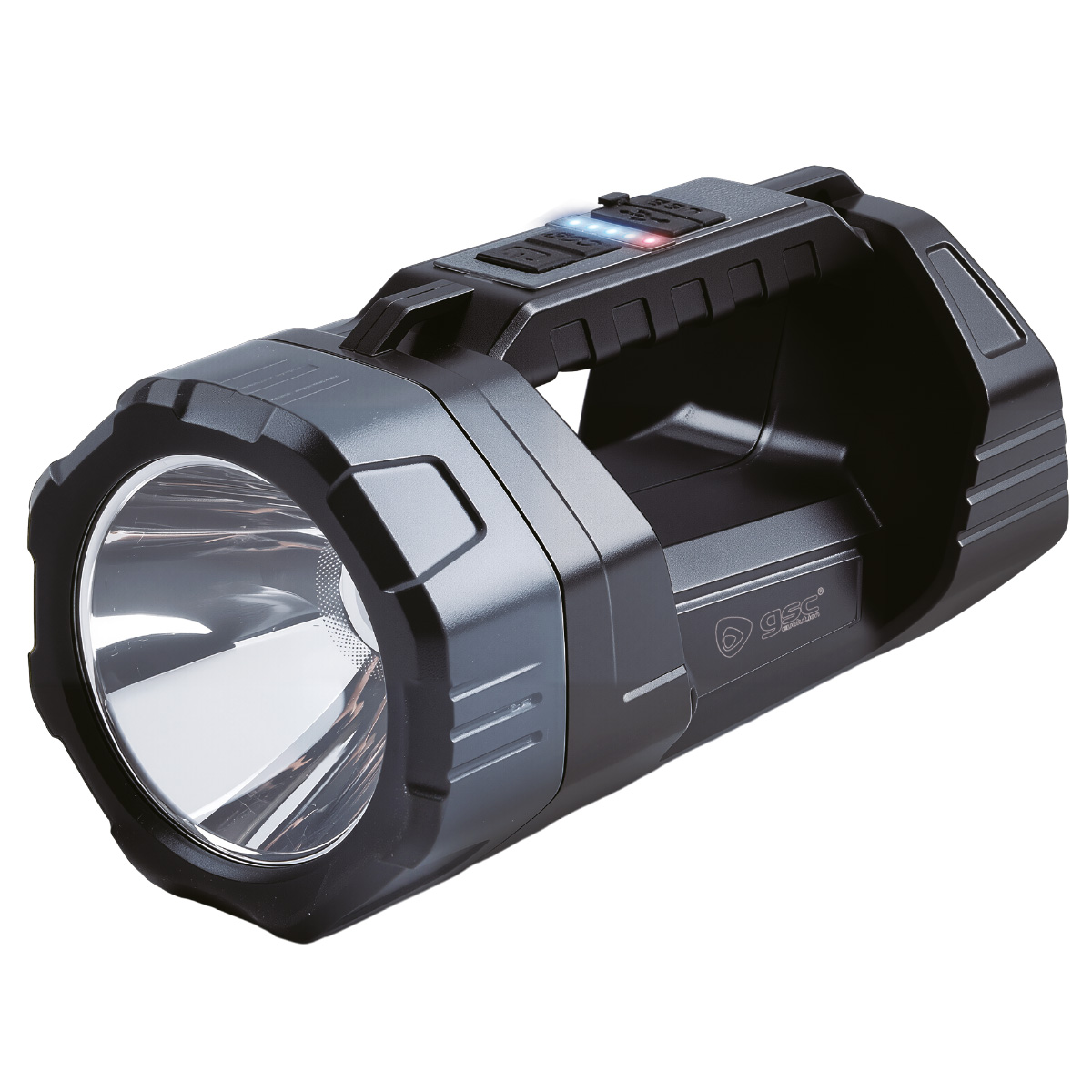 Solar LED multi-functional fashlight USB rechargeable 200lm