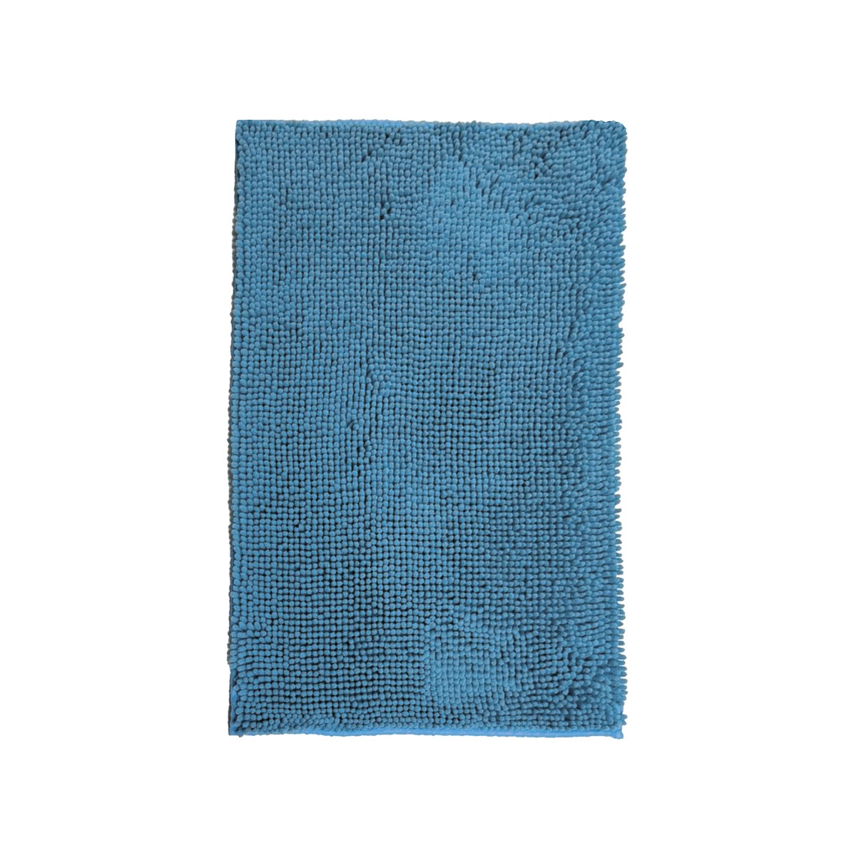 Alfombra de baño de chenilla 60x40cm Azul