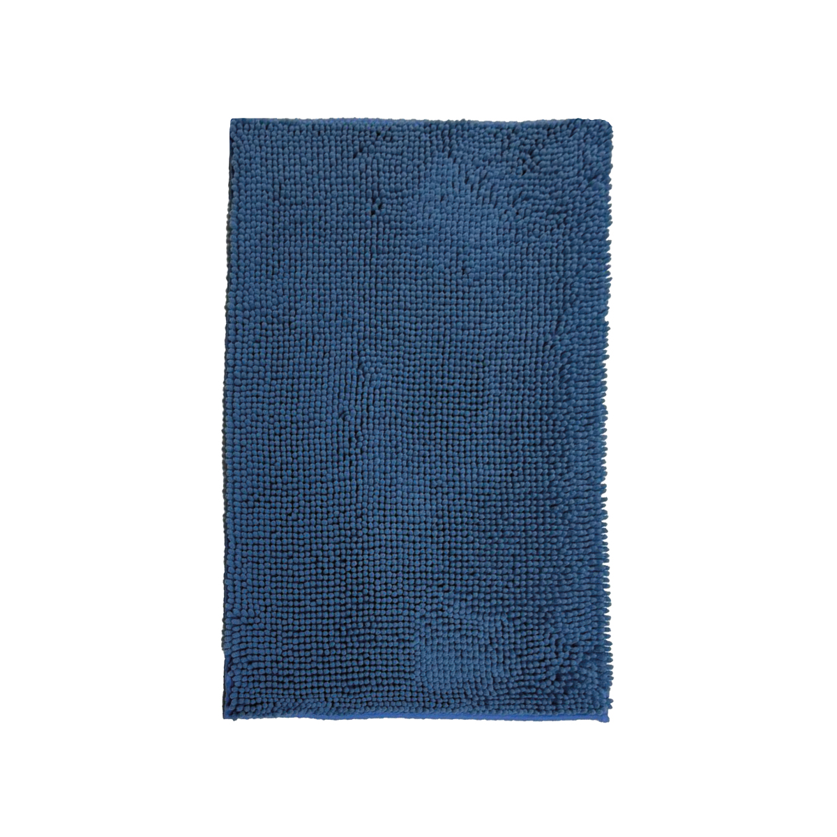 Tapis de bain en chenille 60x40cm Bleu