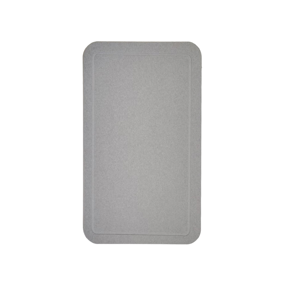 Tapis de bain en diatomite 60x40cm Gris clair