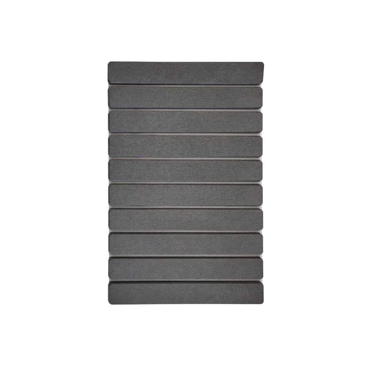 Foldable diatomite bath mat 60x40cm Grey