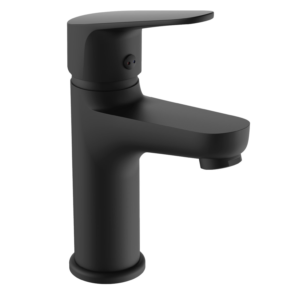 Robinet de lavabo haut Série Roma noir mat