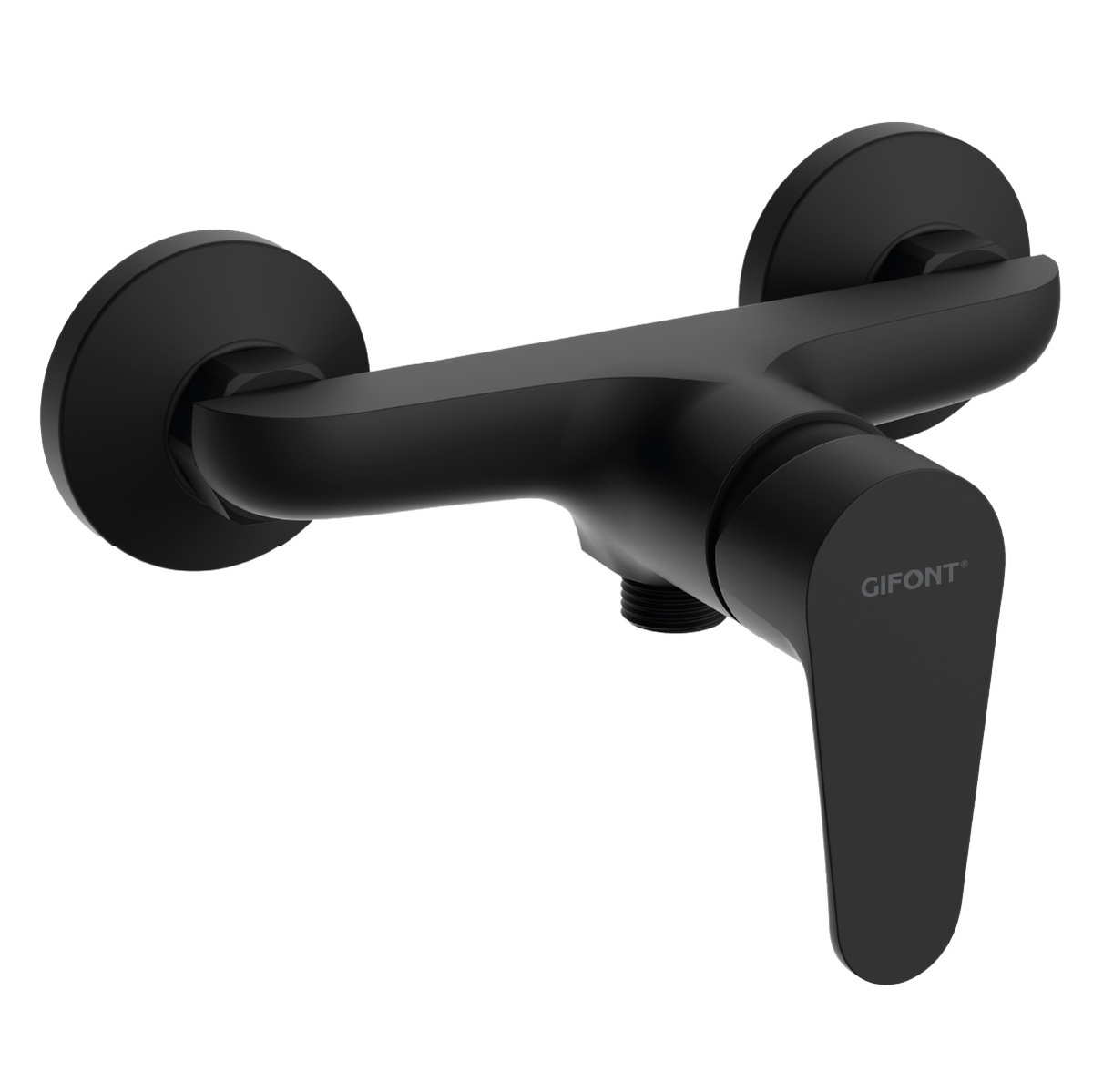 Robinet de douche Série Roma Noir mat