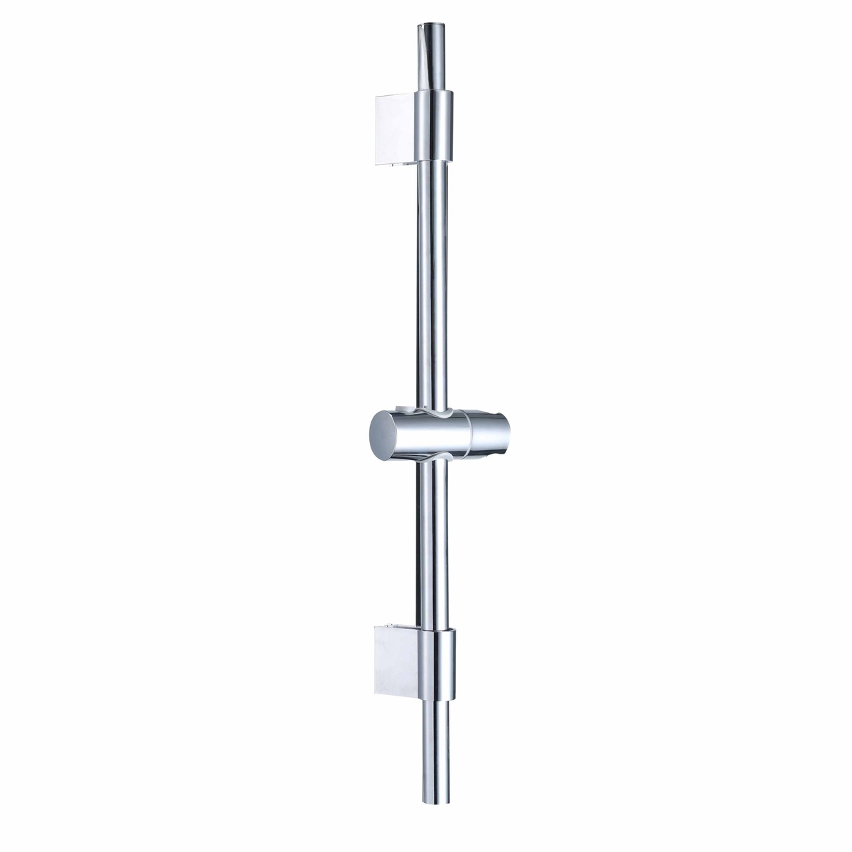 Shower rod with shower head holder Chrome