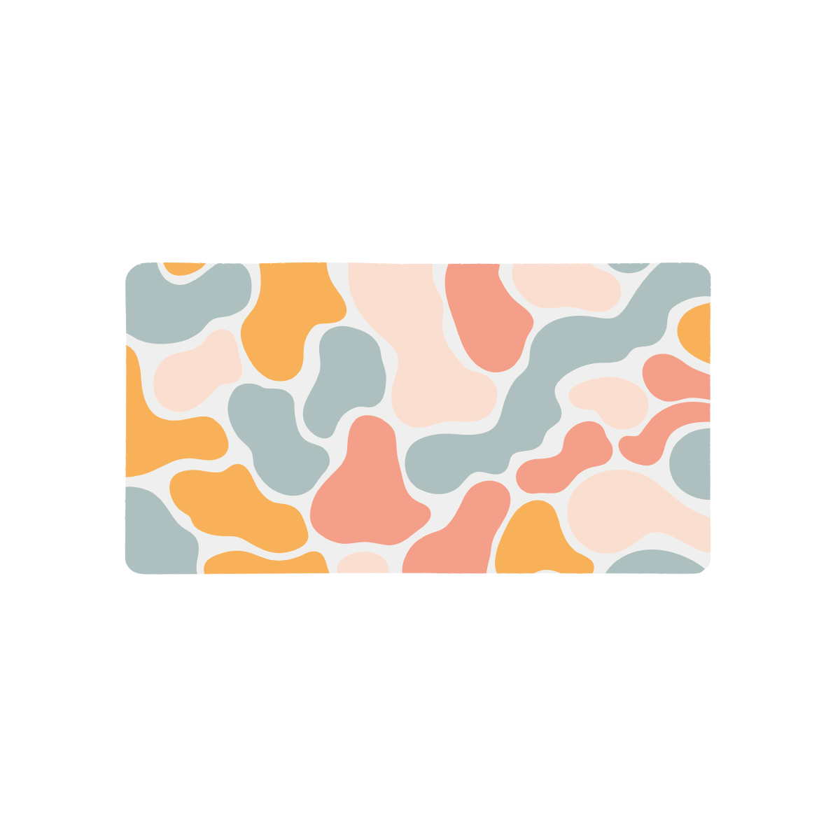 Tapis de cuisine PVC 44x120cm Multicolore