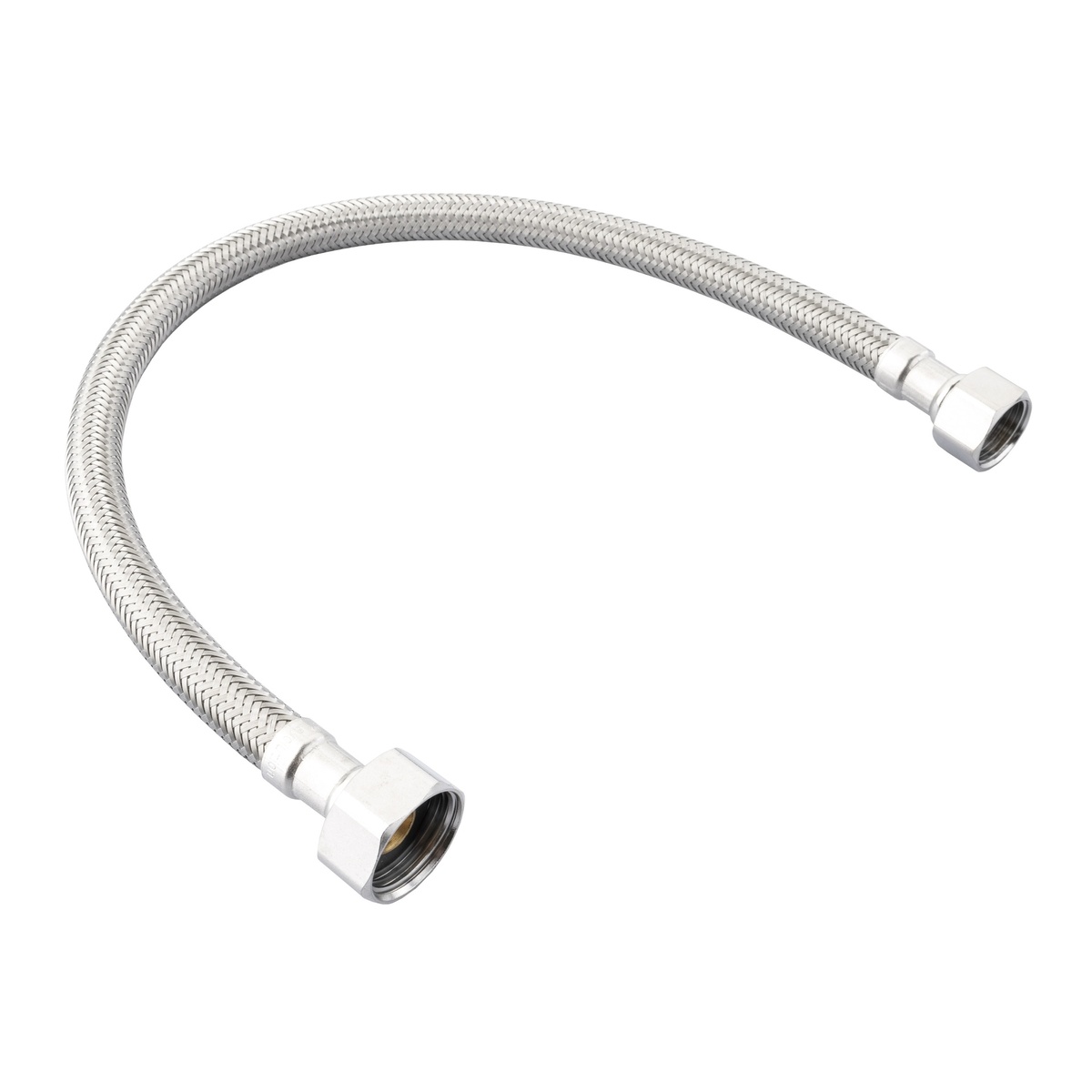 Latiguillo acero inox DN8 H1/2"xH3/8" 30cm
