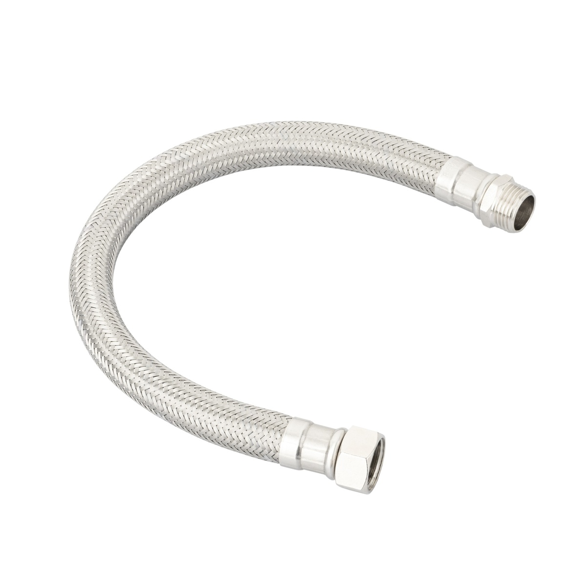 Tuyau flexible en acier inox DN15 pour chauffe-eau MH1/2" 50 cm