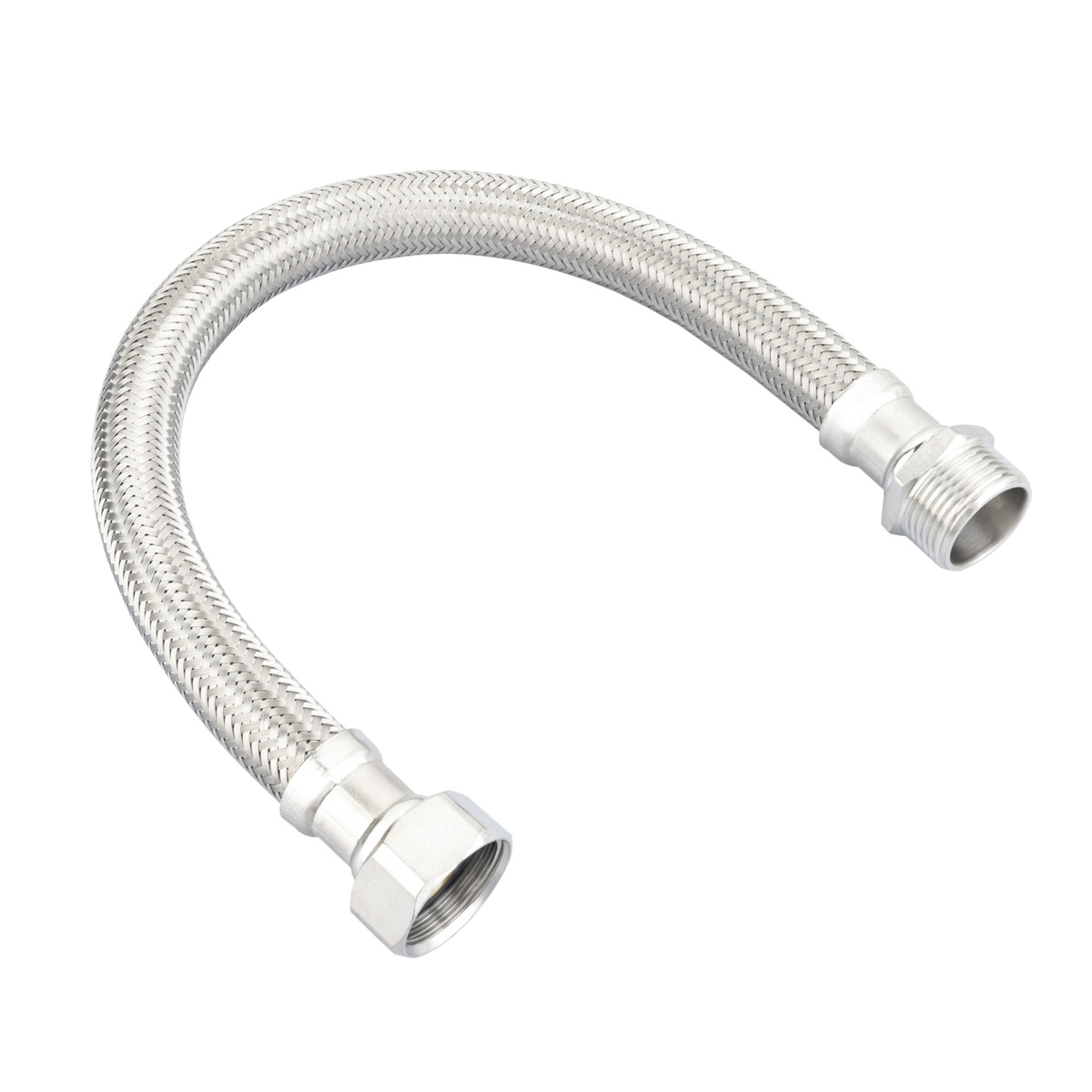 Stainless steel hose DN15 for FF3/4" for water heater 50 cm
