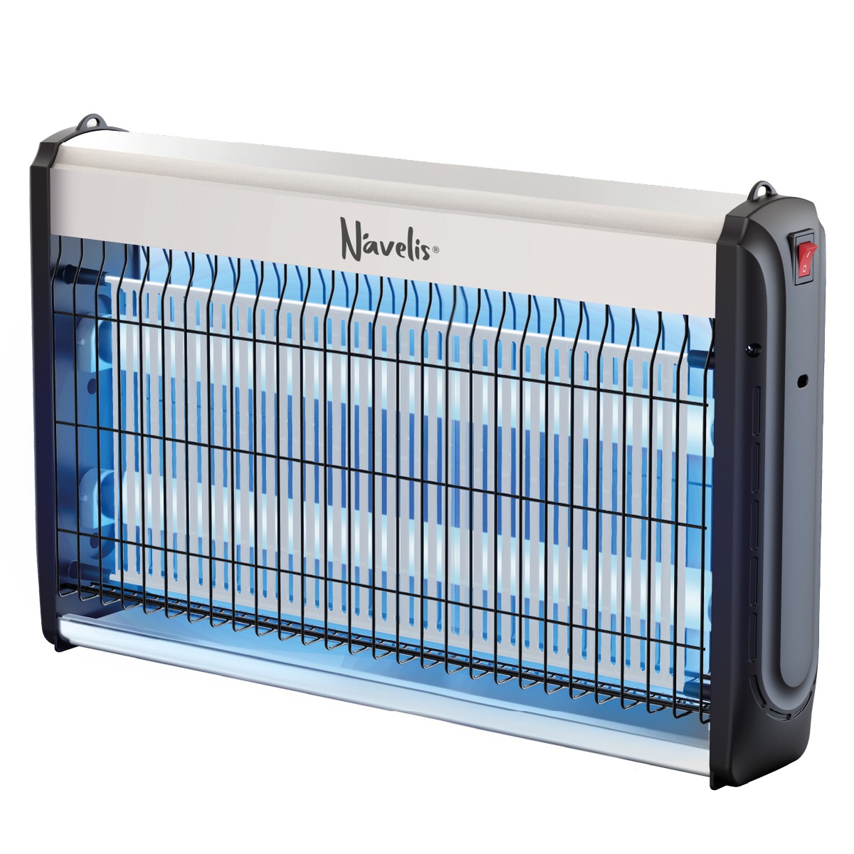 Mata-insetos elétrico Dodoma 2x5W Cinzeto/Preto
