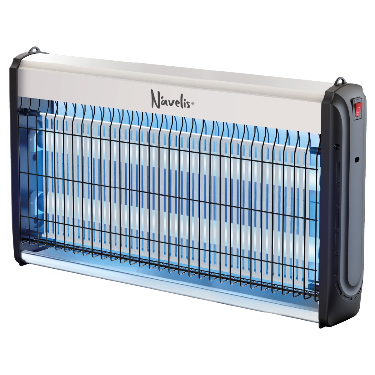 Mata-insetos elétrico Dodoma 2x7W Cinzeto/Preto