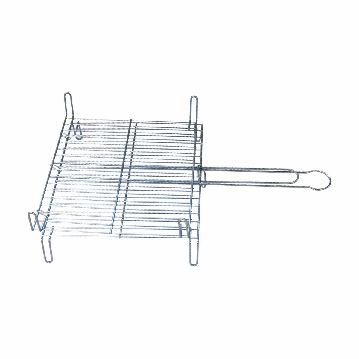 Grelha dupla aço inox 400x450mm