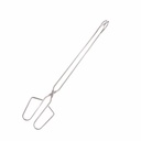 Pinça para churrasco aço inox 400mm