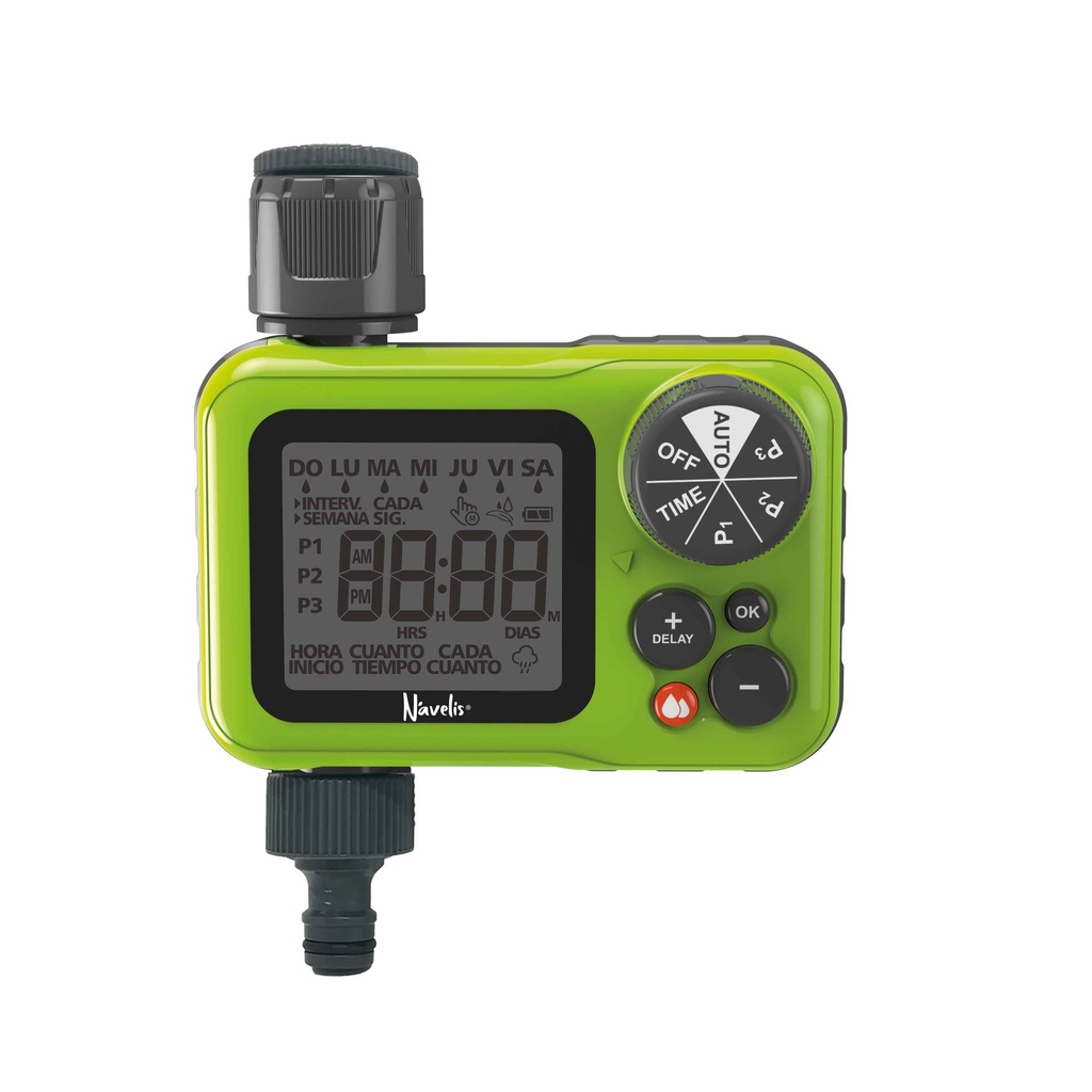 Programmateur d’arrosage numérique 2xAAA IP54