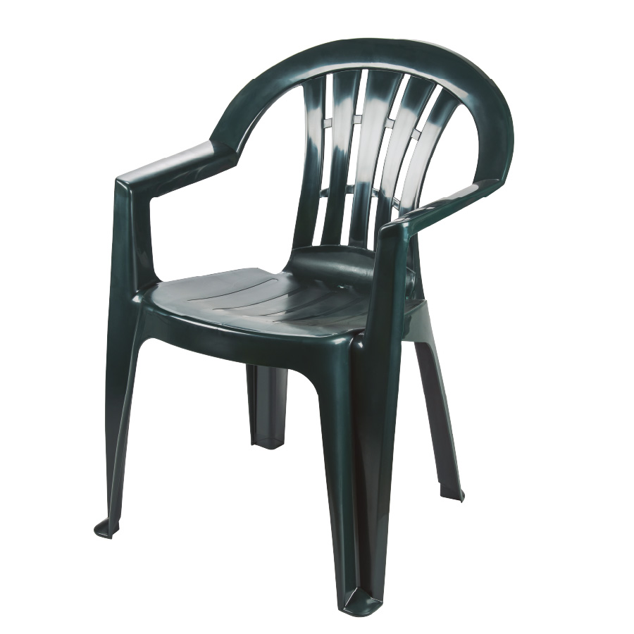 Cadeira de jardim em polipropileno Verde