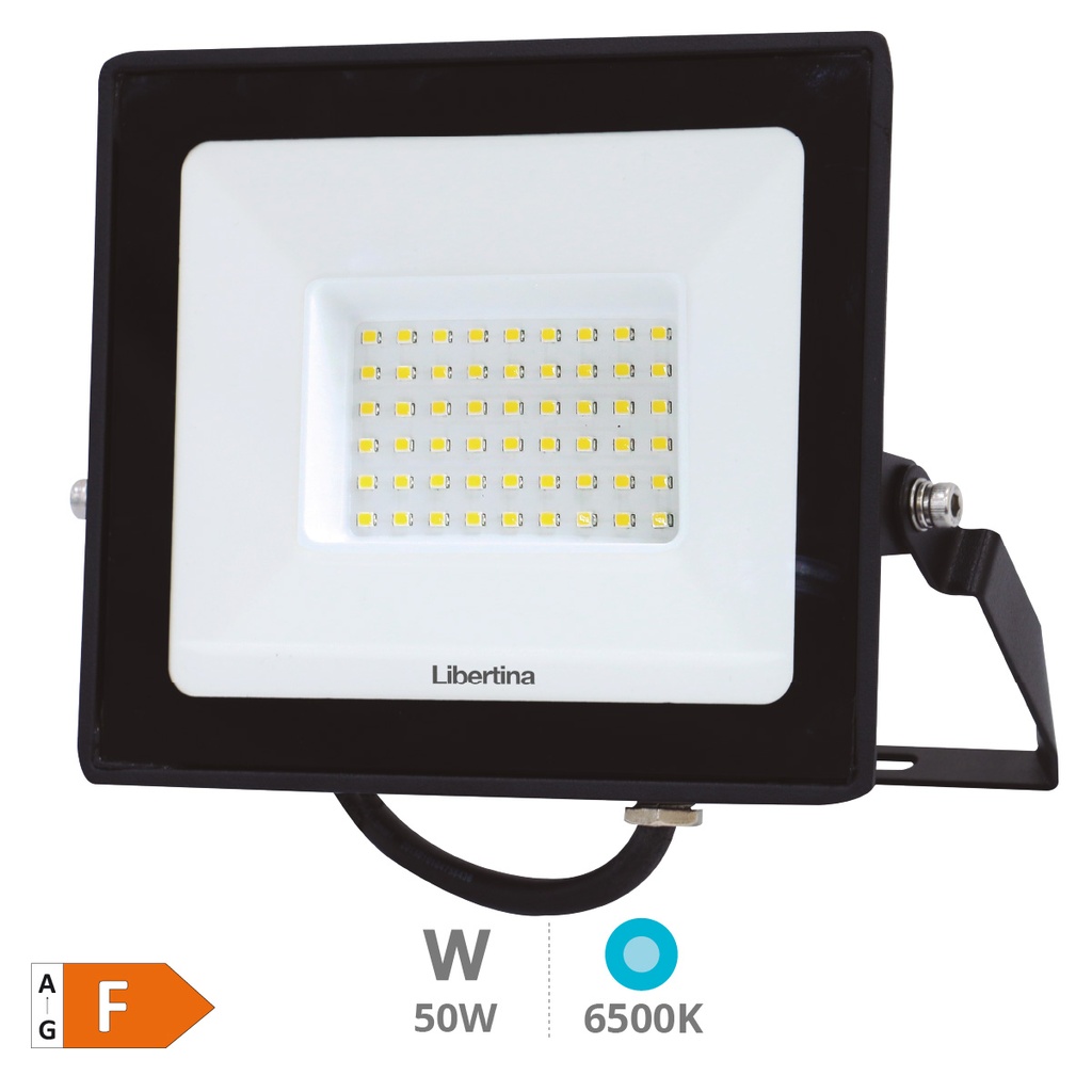 LED floodlight 50W IP65 6500K Libertina Black 