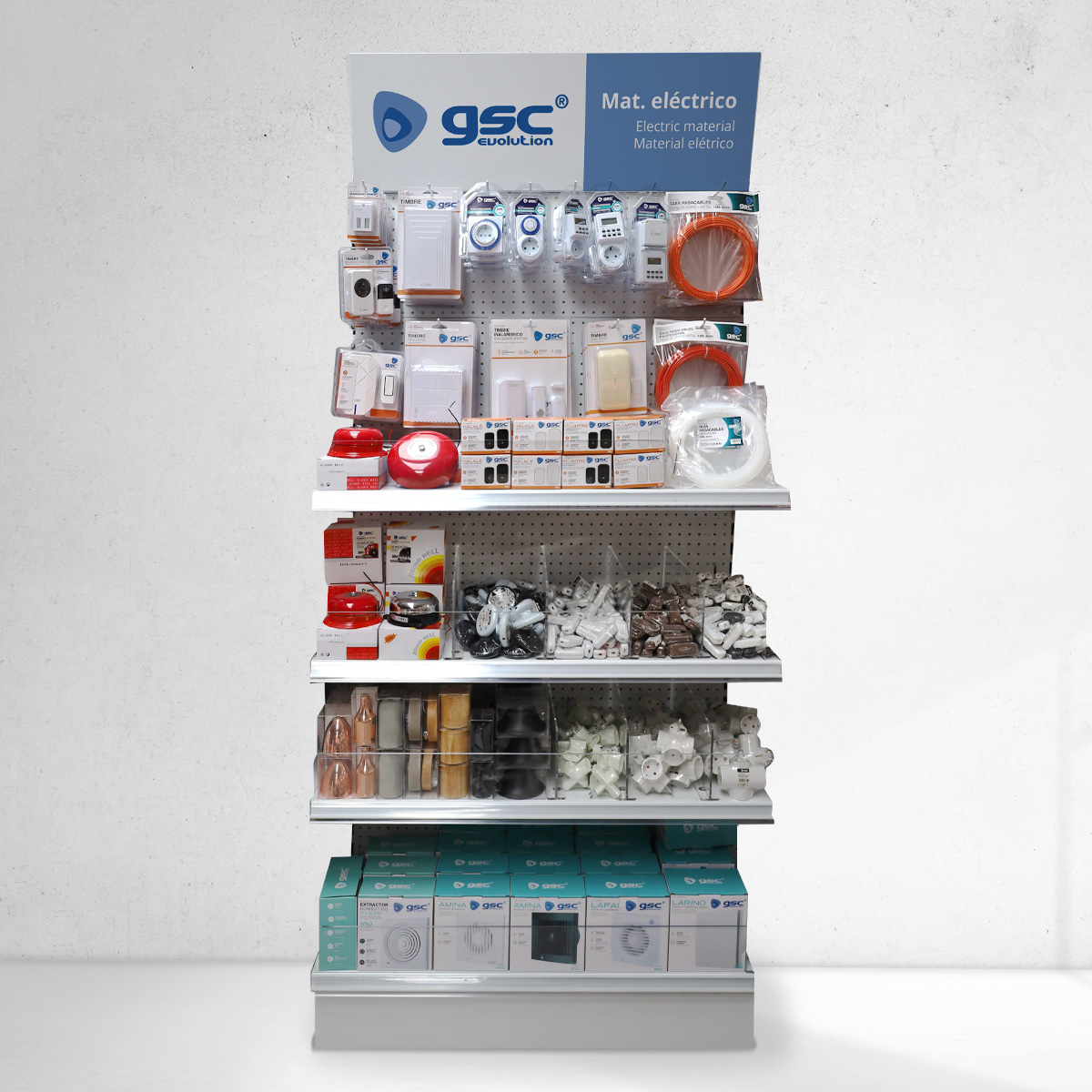 Expositor GSC material elétrico Nº 6