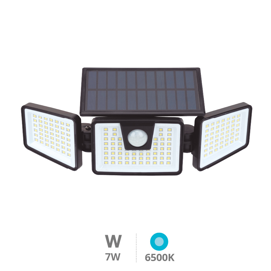 Marlo solar LED bulkhead with movement and night sensor 7W 6500K 