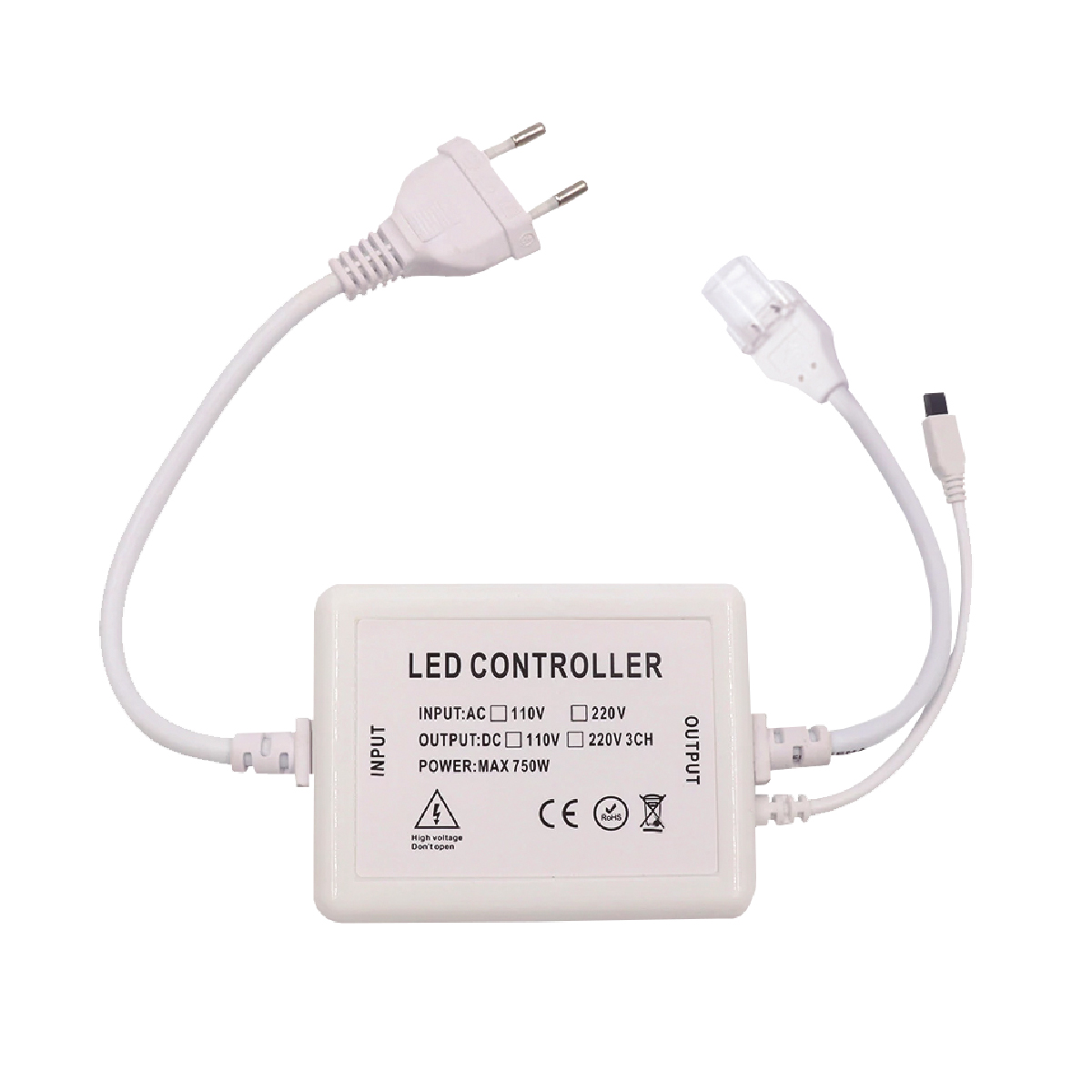 750W dimmer for LED strip 10mm ref. 204030034 - 35 - 36 - 37 - 38 - 39