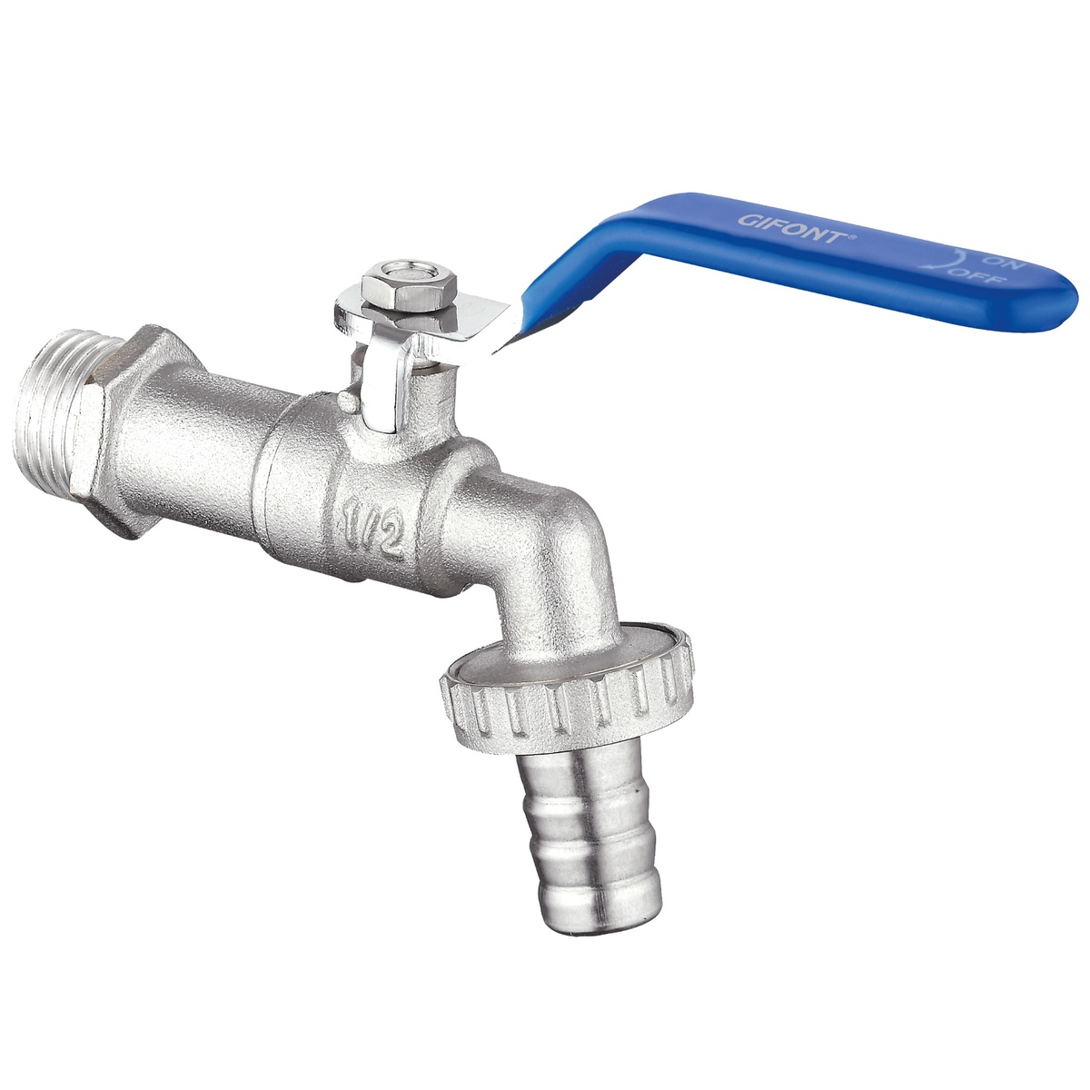 Garden bibcock valve 1/2"x3/4"