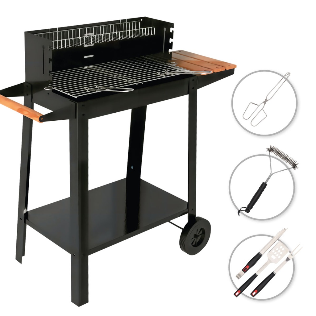 Kit barbacoa Musters con utensilios